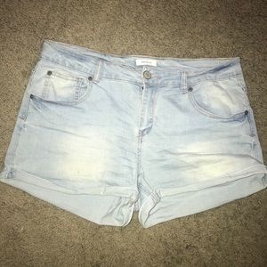 Denim shorts